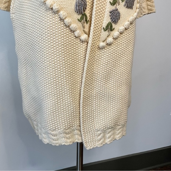 Line Markvardsen Vintage Embroidered Cardigan Sweater - Picture 5 of 13